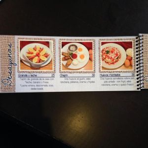 menu, p.3 at La Chatia Artesana in Quetzaltenango