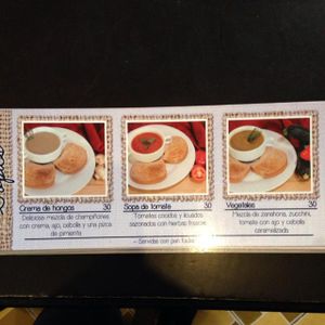 menu,p.16 at La Chatia Artesana in Quetzaltenango