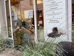 outside at Cassius Garten in Bonn