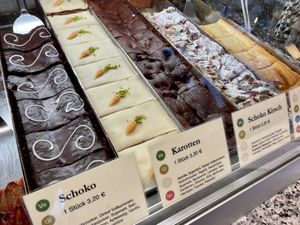 more cake, all vegan at Cassius Garten in Bonn