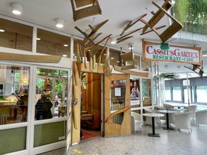 back entrance at Cassius Garten in Bonn