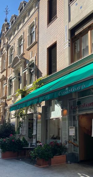 Restaurant outside  at Cassius Garten in Bonn