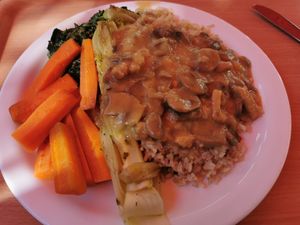 Buffet selection at Cassius Garten in Bonn