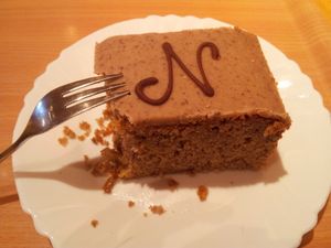 Nusskuchen at Cassius Garten in Bonn