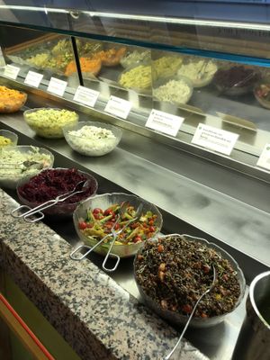 Tasty salads at Cassius Garten in Bonn