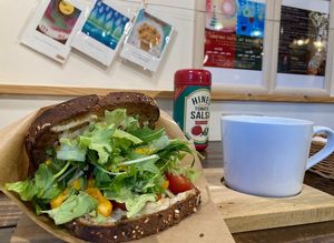   at Queen's Veggie Cafe in Chiba