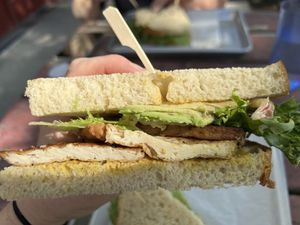 Sando - read review for deets   at From the Hearth Kitchen & Pie Shop in Red Bluff