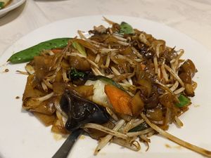 Mixed vegetable ho fun   at Gerrard's Corner in London