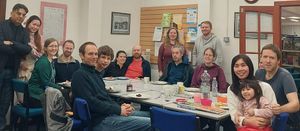 February 2025's potluck social at Worcester Park Vegans in Stoneleigh