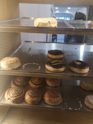 By 5pm on a Sunday, doughnut supplies already getting low at La Moderneta in Girona