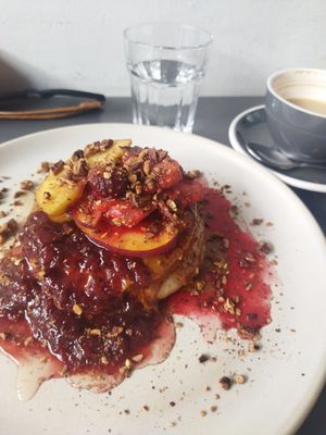 Vegan pancakes: really nice + big at Tang in Dublin