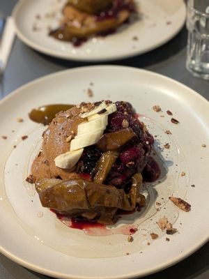 Vegan pancakes at Tang in Dublin