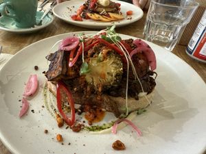 Mushrooms on toast, veganised.   at Tang in Dublin