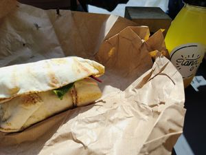 Unwieldy but delicious. at Tang in Dublin