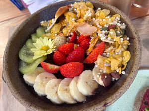 Acai bowl  at Nusa Café in Rio De Janeiro