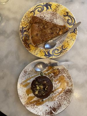 Tarte de boire, Gâteau au chocolat  at Grain de Sable in Marseille