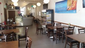 interior deco at World Peace Cafe in Central Singapore