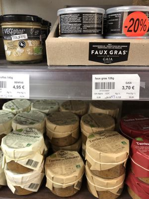 French vegan terrines  at Vegami in Paris