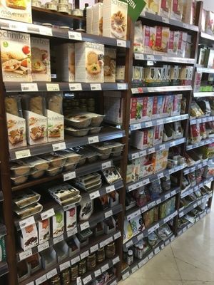 Vegan gluten free breads and gluten free pasta at Vegami in Paris