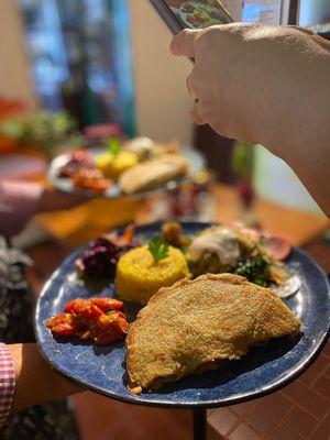 Platos veganos, gluten free at Aroiris Cocina Creativa in Filandia