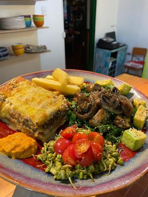 Molde de Berengenas at Aroiris Cocina Creativa in Filandia