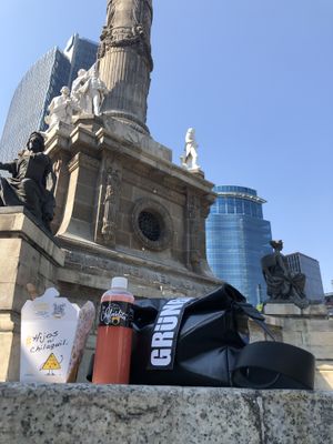 Angel of freedom   at La Chilakleta Río Tiber in Mexico City