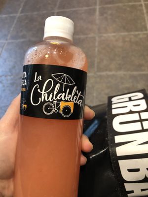 Guava water   at La Chilakleta Río Tiber in Mexico City