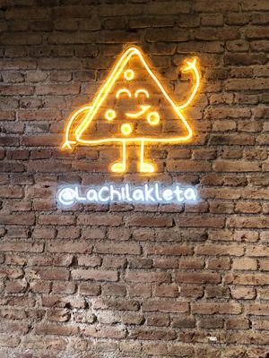 Cute little guy inside   at La Chilakleta Río Tiber in Mexico City