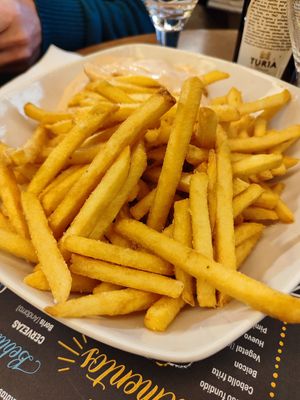 Patatas bravas at Frankfurt Pedralbes in Andorra La Vella