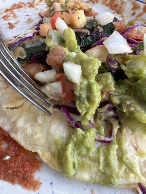 Zucchini tacos  at Dos Bandidos in Broken Arrow