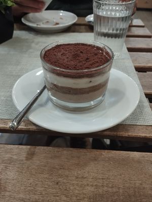 Vegan tiramisù at A&M Bookstore - Coffee and More in Naples