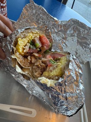 Vegan Tosilog Burrito at Senor Sisig - Ferry Building in San Francisco