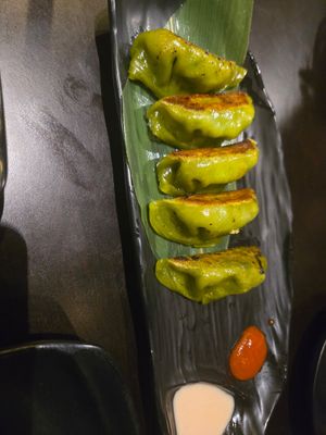 Vegetable Gyoza at Hinodeya - Union Square in San Francisco