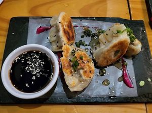 Dumplings at Pez Globo in Mendoza