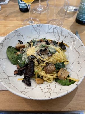 Tagliolini at El Curry Verde in Hondarribia