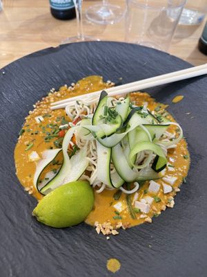 Curry amarillo at El Curry Verde in Hondarribia