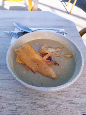 Curry soup at El Curry Verde in Hondarribia