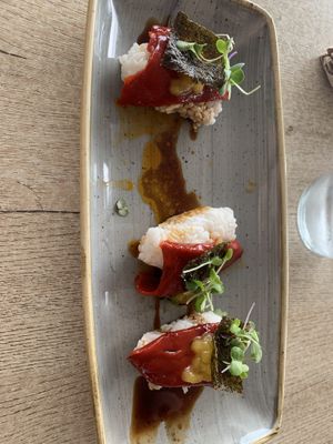 Capsicum sushii  at El Curry Verde in Hondarribia