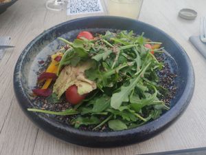Quinoa salad at El Curry Verde in Hondarribia