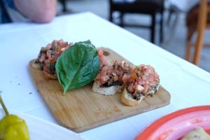 Bruschetta at Santiago's Bodega in Key West