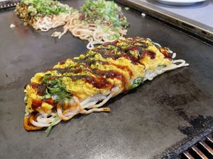 Vegan egg & vegan cheese   at Jirokichi - / 次郎吉 in Hiroshima