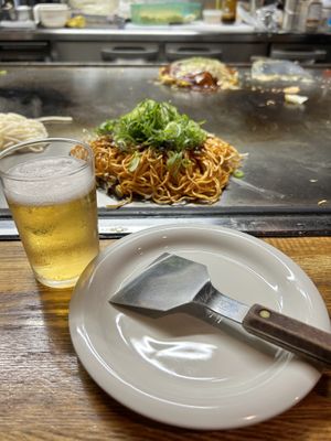 Okonomyiaki  at Jirokichi - / 次郎吉 in Hiroshima