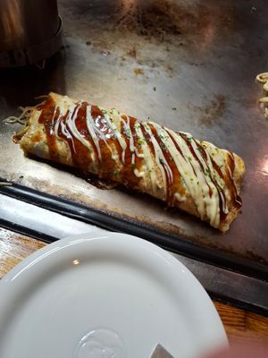 Okonomiyaki Roll at Jirokichi - / 次郎吉 in Hiroshima
