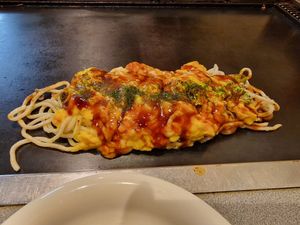 Vegan roll with vegan cheese and egg replacement at Jirokichi - / 次郎吉 in Hiroshima