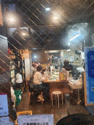 Waiting in front of the door. at Jirokichi - / 次郎吉 in Hiroshima