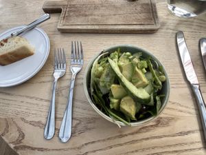 Fresh green salad   at The Manor House Hotel in Moreton-in-marsh
