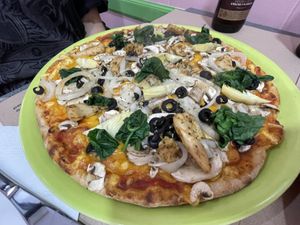 Vegan + heura  at Mundo Vegan in Barcelona