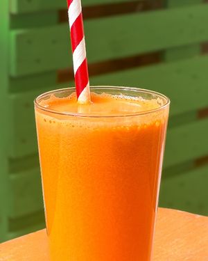 Zumo Trinat  at Mundo Vegan in Barcelona