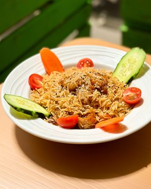 Arroz Chef at Mundo Vegan in Barcelona