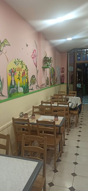 Interior at Mundo Vegan in Barcelona